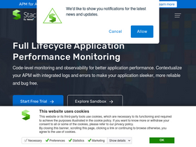 'stackify.com' screenshot