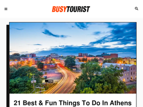 'busytourist.com' screenshot