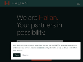 'halian.com' screenshot