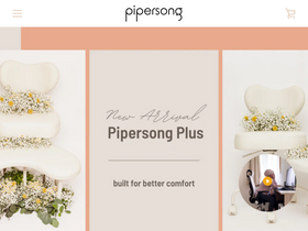 Pipersong homepage screenshot