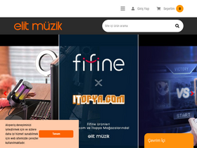 'elitmuzik.com.tr' screenshot