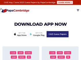 'papacambridge.com' screenshot