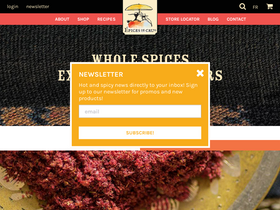 'spicetrekkers.com' screenshot