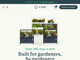 'risegardens.com' screenshot