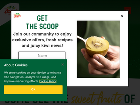 'zespri.com' screenshot