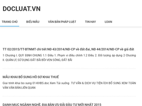 'docluat.vn' screenshot