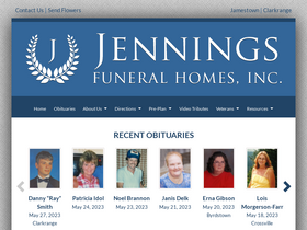 'jenningsfh.com' screenshot