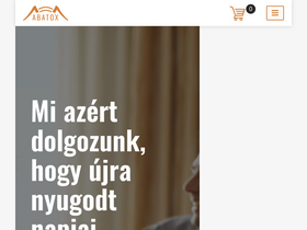 'abatox.hu' screenshot