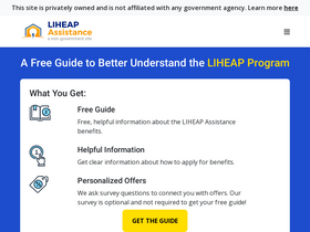 'liheapassistance.org' screenshot