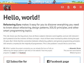 'refactoring.guru' screenshot