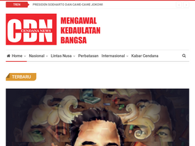 'cendananews.com' screenshot
