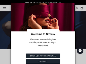 Drowsy Sleep Co website screenshot