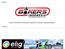 'bikersindonesia.net' screenshot