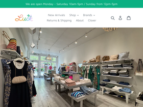 lucklafayette.com homepage screenshot