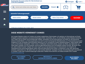 'teile-direkt.at' screenshot