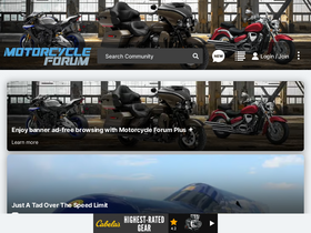 'motorcycleforum.com' screenshot