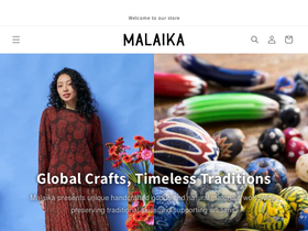 malaika.jp homepage screenshot