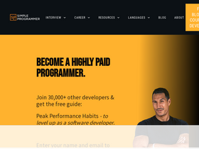 'simpleprogrammer.com' screenshot
