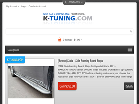 'k-tuning.com' screenshot