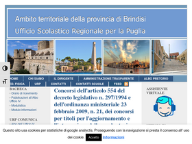 'istruzionebrindisi.it' screenshot