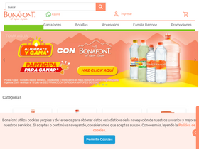 'bonafont.com.mx' screenshot