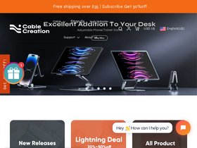 'cablecreation.com' screenshot