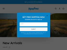 apakowa.com homepage screenshot