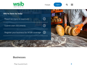 'wsib.ca' screenshot