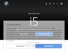 'bmw.dk' screenshot