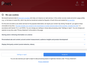'pnet.co.za' screenshot