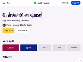 'norsk-tipping.no' screenshot