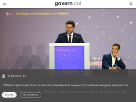 'govern.cat' screenshot