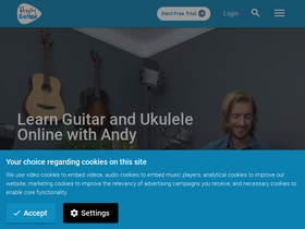 'andyguitar.co.uk' screenshot