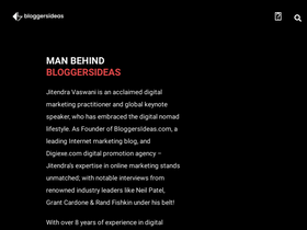'bloggersideas.com' screenshot