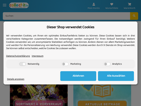 'collect-it.de' screenshot