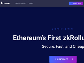 'loopring.io' screenshot