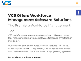 'vcssoftware.com' screenshot