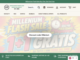 rarest-wines.com homepage screenshot