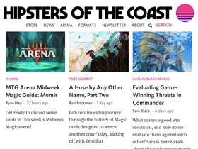 'hipstersofthecoast.com' screenshot