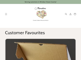 marcuterie.com homepage screenshot