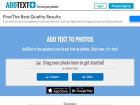 'addtext.com' screenshot