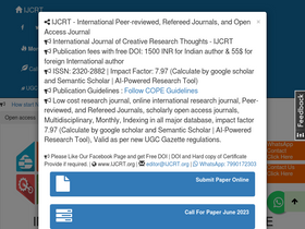 'ijcrt.org' screenshot