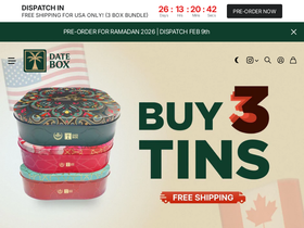 datebox.org homepage screenshot