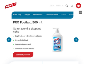refitshop.cz homepage screenshot