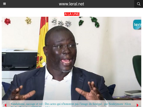 'leral.net' screenshot