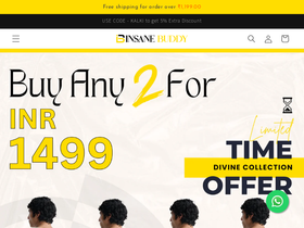 insanebuddy.com homepage screenshot