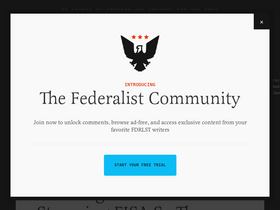 'thefederalist.com' screenshot