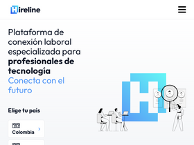 'hireline.io' screenshot