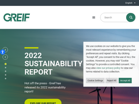 'greif.com' screenshot