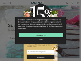 'depot-online.de' screenshot